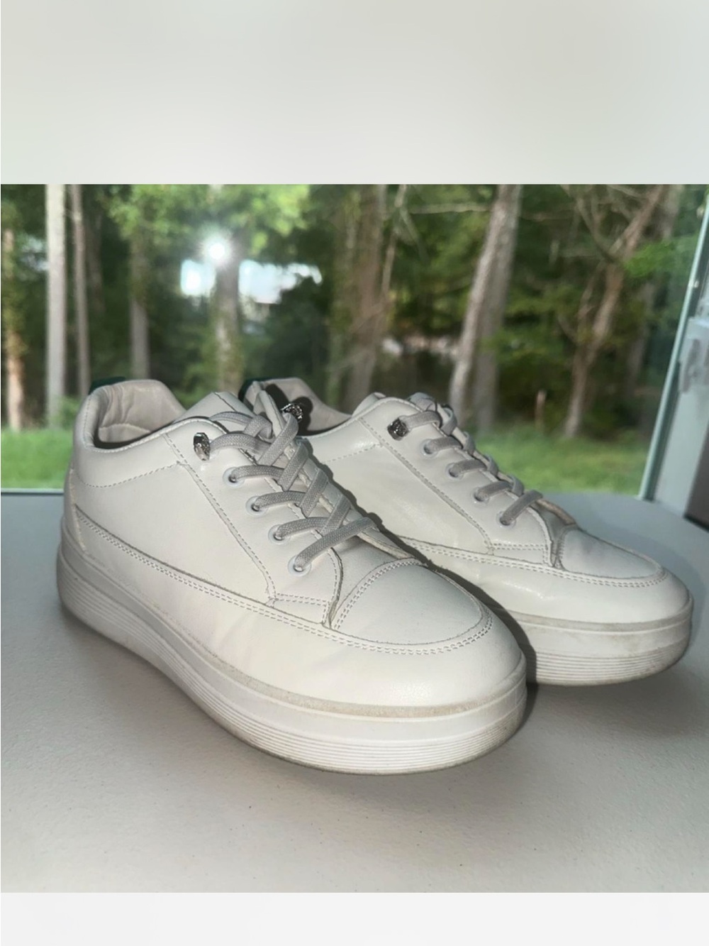 Women’s White Low-Top Sneakers